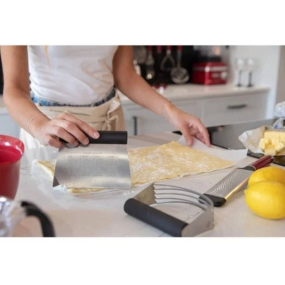 5 Blade‎ Stainless Steel Pastry Cutter Dough Blender for Mixing NIB